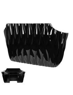 Gabbiano reception desk Opal black
