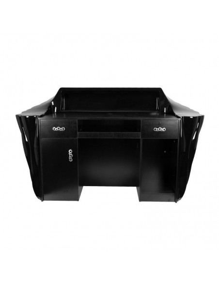 Gabbiano reception desk Opal black