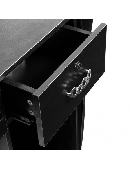 Gabbiano reception desk Opal black