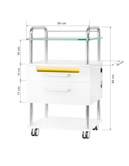 Podological helper 6052T white
