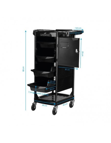 Gabbiano hairdresser's helper FX10C black