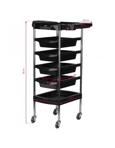 Gabbiano hairdresser's helper FX7 black