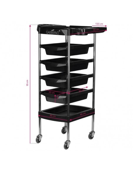 Gabbiano hairdresser's helper FX7 black