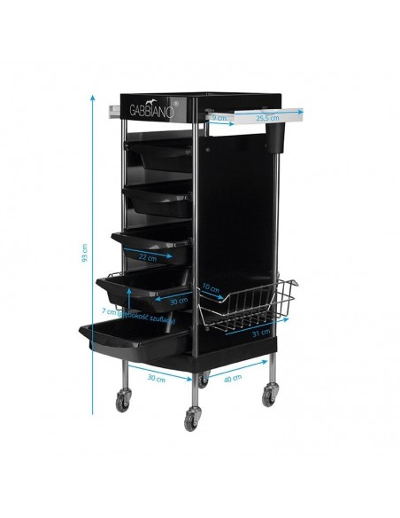 Gabbiano hairdresser's helper FX11-E black