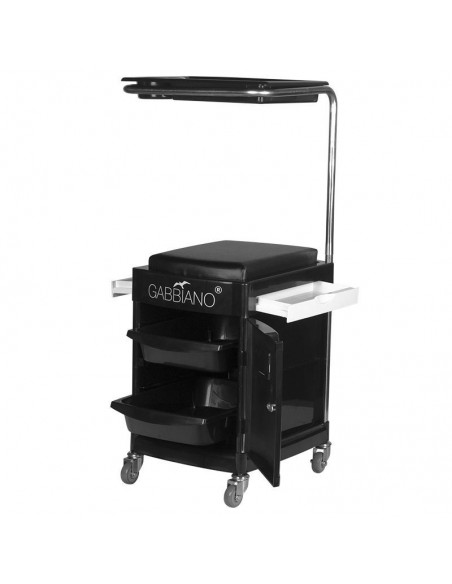 Helper - pedicure stool 23 plus black