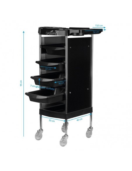 Gabbiano hairdresser's helper FX11-B black