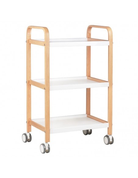 Cosmetic helper table HS-09 wood - white
