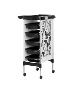 Gabbiano hairdresser's helper X11-6 white graphics