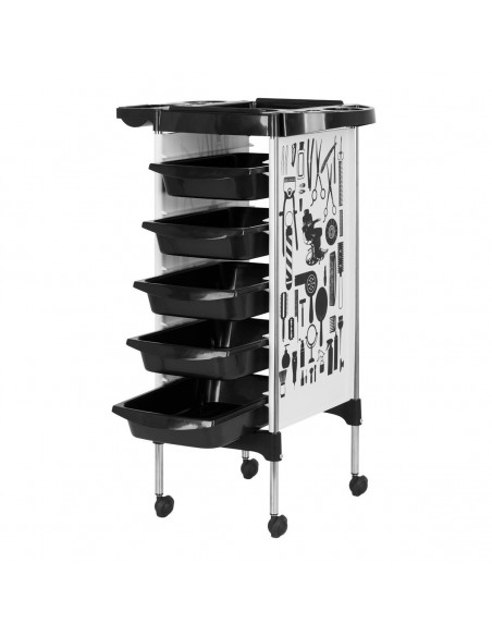 Gabbiano hairdresser's helper X11-6 white graphics