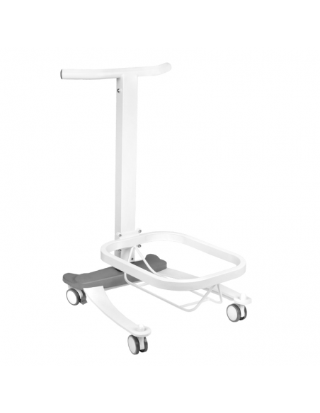 Comfort pedicure tray on wheels with Lift function