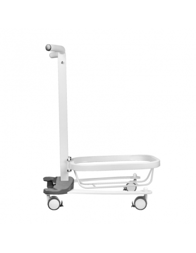 Comfort pedicure tray on wheels with Lift function