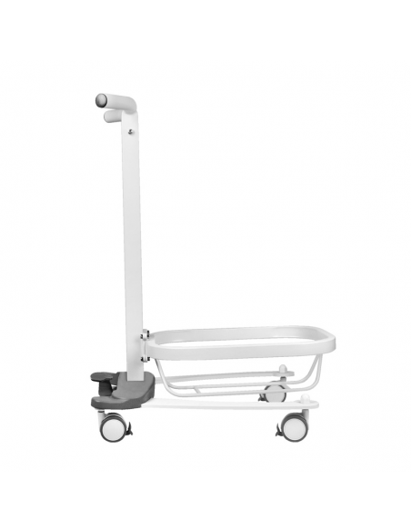Comfort pedicure tray on wheels with Lift function