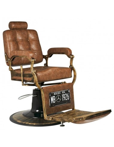 GABBIANO BARBER CHAIR BOSS OLD LEATHER BROWN