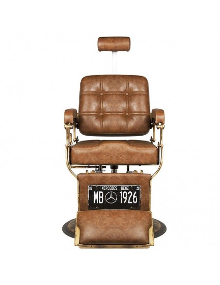 GABBIANO BARBER CHAIR BOSS OLD LEATHER BROWN