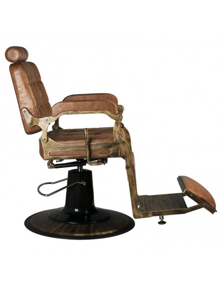 GABBIANO BARBER CHAIR BOSS OLD LEATHER BROWN