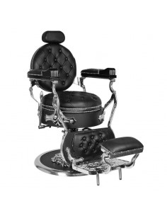 GABBIANO BARBER CHAIR CESARE SILVER