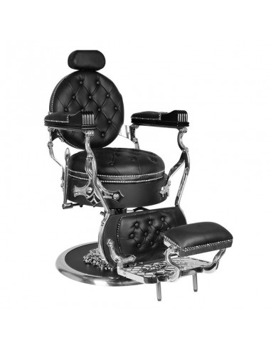 GABBIANO BARBER CHAIR CESARE SILVER