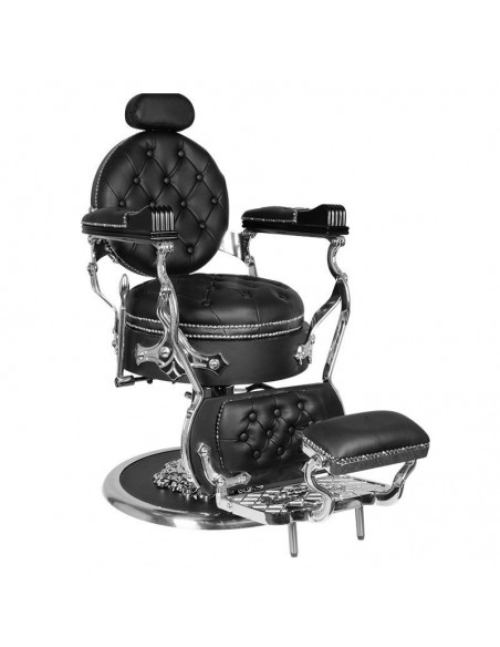 GABBIANO BARBER CHAIR CESARE SILVER