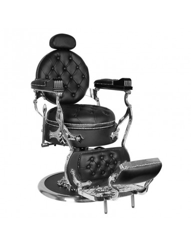 GABBIANO BARBER CHAIR CESARE SILVER