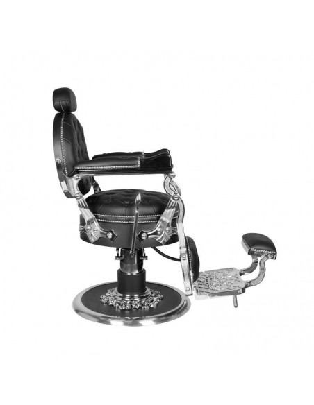 GABBIANO BARBER CHAIR CESARE SILVER
