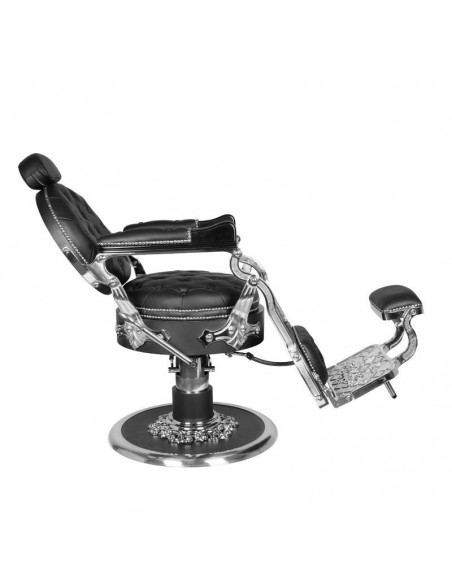 GABBIANO BARBER CHAIR CESARE SILVER