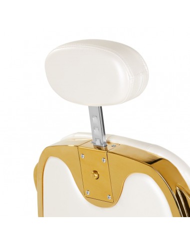 GABBIANO BARBER CHAIR FRANCESCO GOLD WHITE