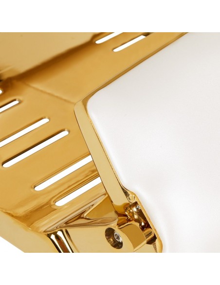 GABBIANO BARBER CHAIR FRANCESCO GOLD WHITE