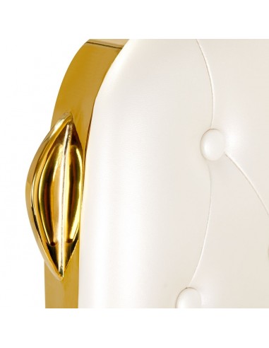 GABBIANO BARBER CHAIR FRANCESCO GOLD WHITE