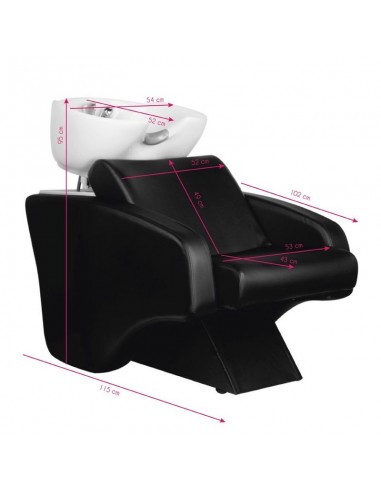 HAIR SYSTEM WASHBASINS C38 BLACK