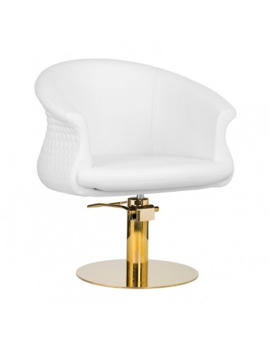 GABBIANO HAIRDRESSING CHAIR WERSAL GOLDEN WHITE