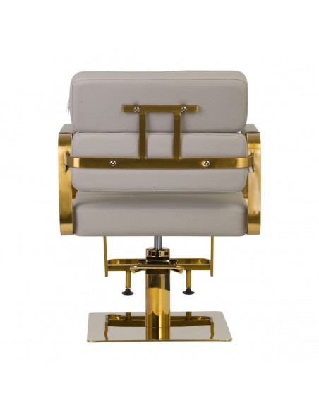 GABBIANO HAIRDRESSING CHAIR PORTO GOLD GRAY