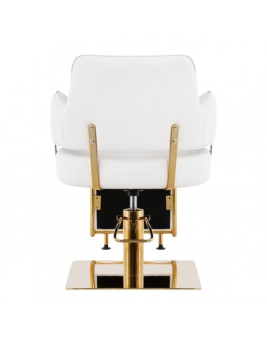 GABBIANO HAIRDRESSING CHAIR LINZ GOLDEN WHITE