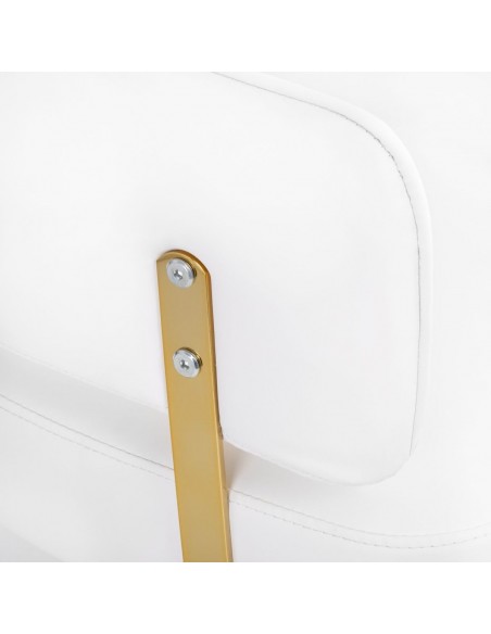 GABBIANO HAIRDRESSING CHAIR LINZ GOLDEN WHITE