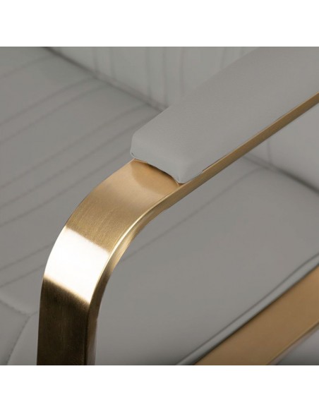 GABBIANO HAIRDRESSING CHAIR ACRI GOLD BEIGE