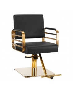 GABBIANO AVILA GOLD BLACK HAIRDRESSING CHAIR