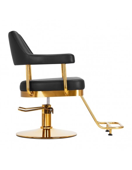 GABBIANO HAIRDRESSING CHAIR GRANADA GOLD BLACK
