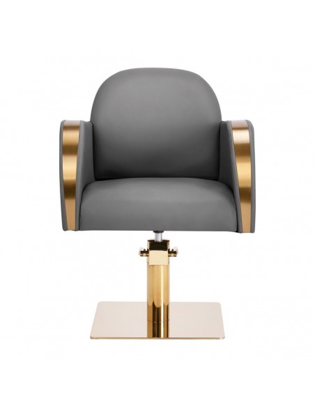 GABBIANO HAIRDRESSING CHAIR MALAGA GOLD GRAY