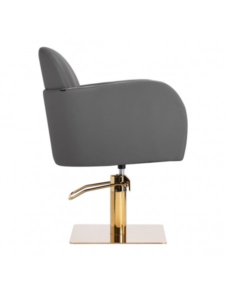 GABBIANO HAIRDRESSING CHAIR MALAGA GOLD GRAY