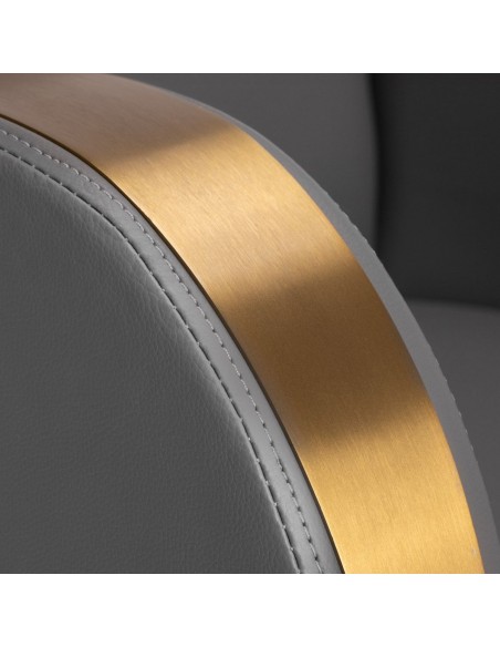 GABBIANO HAIRDRESSING CHAIR MALAGA GOLD GRAY