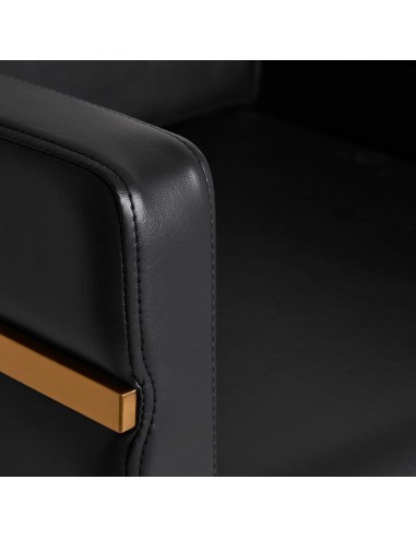 GABBIANO TOLEDO GOLD BLACK HAIRDRESSING CHAIR