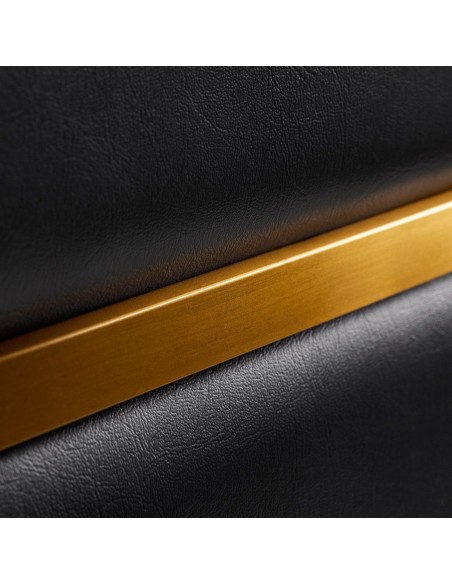 GABBIANO TOLEDO GOLD BLACK HAIRDRESSING CHAIR