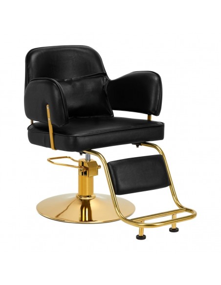 HAIR SYSTEM LINZ HAIRDRESSER CHAIR GOLD BLACK