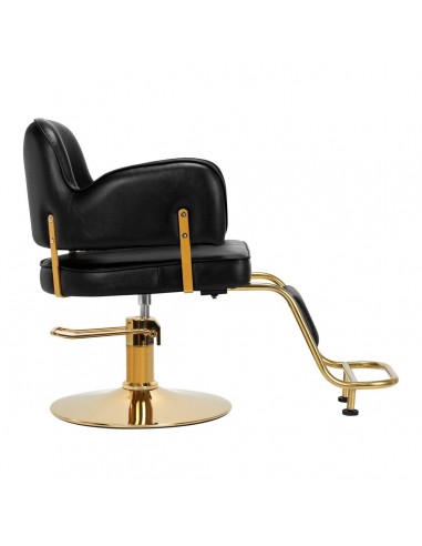 HAIR SYSTEM LINZ HAIRDRESSER CHAIR GOLD BLACK