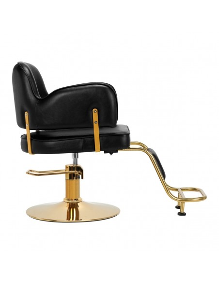 HAIR SYSTEM LINZ HAIRDRESSER CHAIR GOLD BLACK