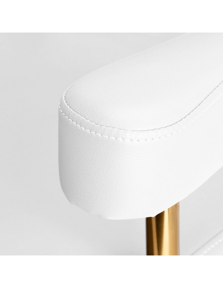GABBIANO HAIRDRESSING CHAIR GRANADA GOLD WHITE