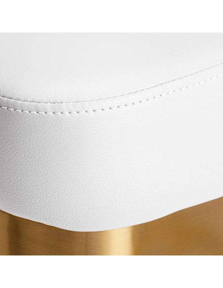 GABBIANO HAIRDRESSING CHAIR GRANADA GOLD WHITE