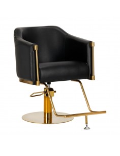 GABBIANO BURGOS GOLD BLACK HAIRDRESSING CHAIR