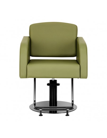 GABBIANO HAIRDRESSING CHAIR TURIN, BLACK AND GREEN