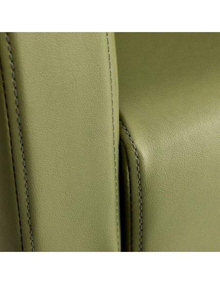 GABBIANO HAIRDRESSING CHAIR TURIN, BLACK AND GREEN