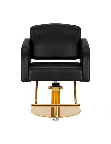 GABBIANO HAIRDRESSING CHAIR TURIN GOLD BLACK